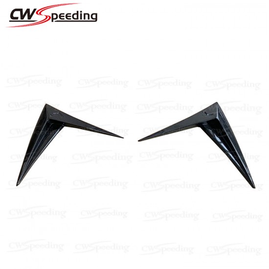 TOPCAR STYLE CARBON FIBER FRONT FENDER EMBLEM COVER FOR LAMBORGHINI URUS TOPCAR STYLE CARBON FIBER FRONT FENDER EMBLEM COVER FOR LAMBORGHINI URUS