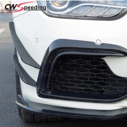 C STYLE CARBON FIBER FRONT BUMPER VENTS FOR 2014-2017 MASERATI GHIBLI