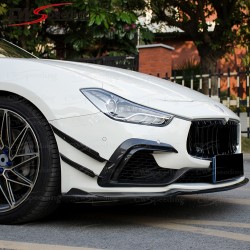 C STYLE CARBON FIBER FRONT LIP FOR 2014-2017 MASERATI GHIBLI