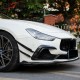 C STYLE CARBON FIBER FRONT BUMPER CANARDS FOR 2014-2017 MASERATI GHIBLI