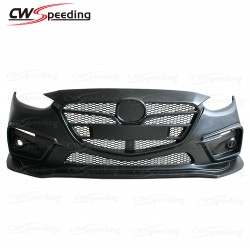 KS STYLE PP MATERIAL FRONT BUMPER FOR 2017-2018 MAZDA 3 AXELA