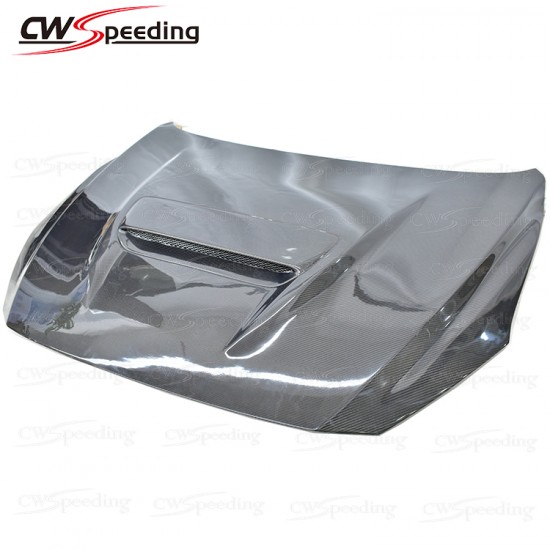 WRC STYLE CARBON FIBER HOOD FOR  2014-2018 MAZDA 3 AXELA