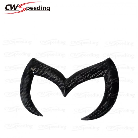 CARBON FIBER LOGO EMBLEM FOR MAZDA 3 M3