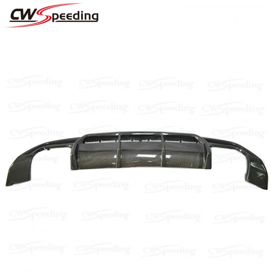 BARBUS STYLE CARBON FIBER REAR DIFFUSER FOR 2014 MERDECEDES BENZ A-CLASS W176 A180 A200 A250 A260 A45