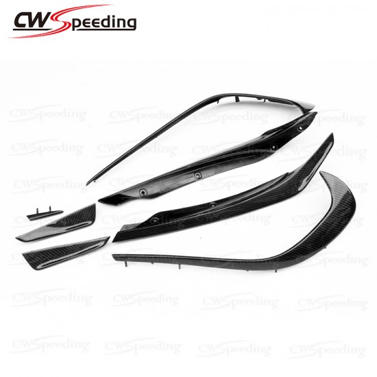 CARBON FIBER FRONT LIP WITH FRONT SPLITTER FOR 2013-2018 MERCEDES BENZ A-CLASS W176 A180 A200 A250 A260 CARBON FIBER FRONT LIP WITH FRONT SPLITTER FOR 2013-2018 MERCEDES BENZ A-CLASS W176 A180 A200 A250 A260