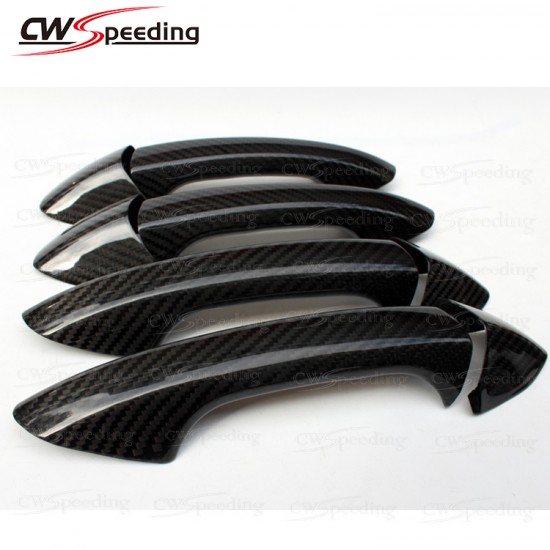 CARBON FIBER OUT DOOR HANDLE COVER FOR 2013-2018 MERCEDES BENZ A-CLASS W176 A180 A200 A250 A260 AMG A45 CARBON FIBER OUT DOOR HANDLE COVER FOR 2013-2018 MERCEDES BENZ A-CLASS W176 A180 A200 A250 A260 AMG A45