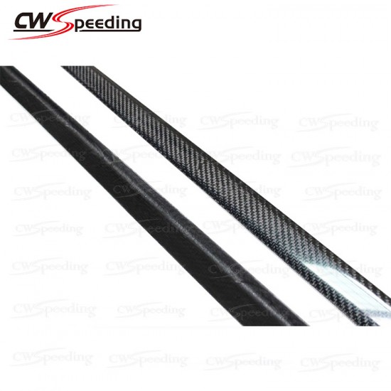 REVOZPORT STYLE CARBON FIBER SIDE SKIRT INSERT FOR 2013-2015 MERCEDES BENZ A-CLASS W176 A180 A200 A250 A260 AMG A45