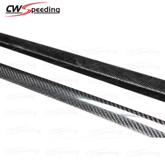 REVOZPORT STYLE CARBON FIBER SIDE SKIRT INSERT FOR 2013-2015 MERCEDES BENZ A-CLASS W176 A180 A200 A250 A260 AMG A45