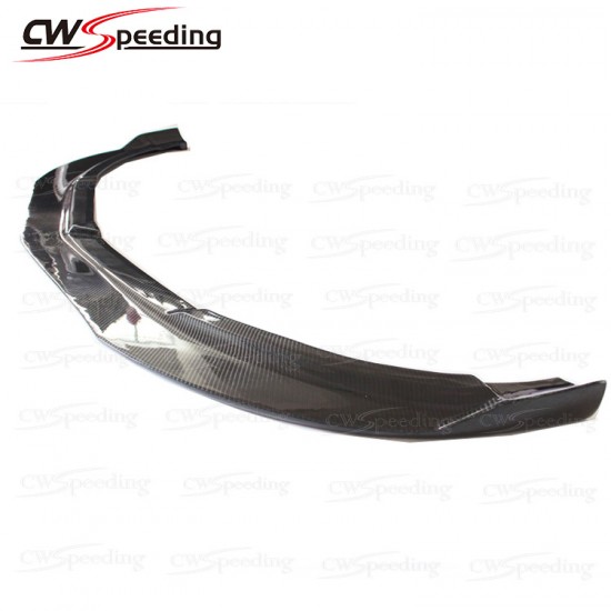 REVOZPORT STYLE CARBON FIBER FRONT LIP FOR 2013-2015 MERCEDES BENZ A-CLASS W176 A250 A260 AMG A45