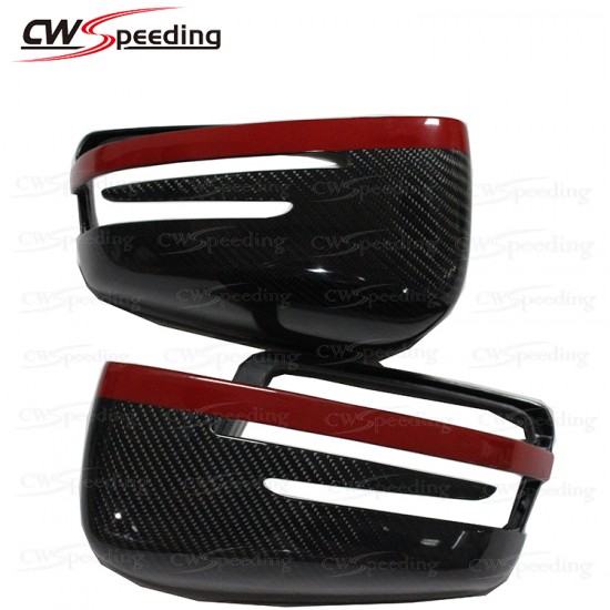 REPLACEMENT STYLE CARBON FIBER SIDE MIRROR COVER FOR 2007-2014 MERCEDES-BENZ C CLASS W204