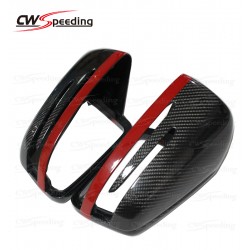 REPLACEMENT STYLE CARBON FIBER SIDE MIRROR FOR 2013-2016 MERCEDES BENZ A-CLASS W176 A180 A200 A250 A260 AMG A45