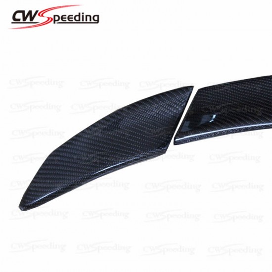 BRABUS STYLE CARBON FIBER REAR SPOILER (3 PCS) FOR 2008-2014 MERCEDES BENZ C-CLASS W204 C180 C200 C260 C300 C63