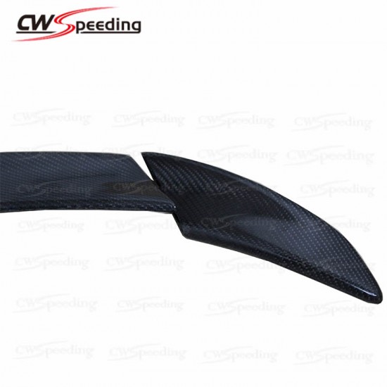 BRABUS STYLE CARBON FIBER REAR SPOILER (3 PCS) FOR 2008-2014 MERCEDES BENZ C-CLASS W204 C180 C200 C260 C300 C63