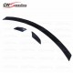 BRABUS STYLE CARBON FIBER REAR SPOILER (3 PCS) FOR 2008-2014 MERCEDES BENZ C-CLASS W204 C180 C200 C260 C300 C63