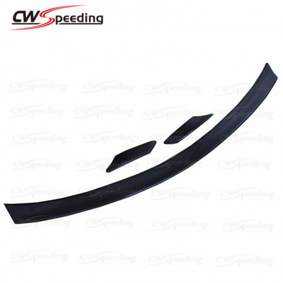 BRABUS STYLE CARBON FIBER REAR SPOILER (3 PCS) FOR 2008-2014 MERCEDES BENZ C-CLASS W204 C180 C200 C260 C300 C63