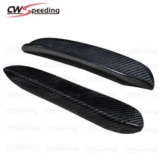 BLACK SERIES STYLE CARBON FIBER FRONT BUMPER SPLITTER FOR 2011-2014 MERCEDES BENZ C-CLASS W204 AMG C63