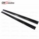 REVOZPORT STYLE CARBON FIBER SIDE SKIRT EXTENSION FOR 2008-2014 MERCEDES BENZ C-CLASS W204 AMG C63