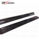 REVOZPORT STYLE CARBON FIBER SIDE SKIRT EXTENSION FOR 2008-2014 MERCEDES BENZ C-CLASS W204 AMG C63