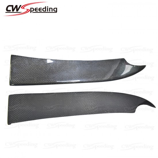 CARBON FIBER REAR BUMPER CANARD FOR 2007-2011 MERCEDES-BENZ C-CLASS W204 C63