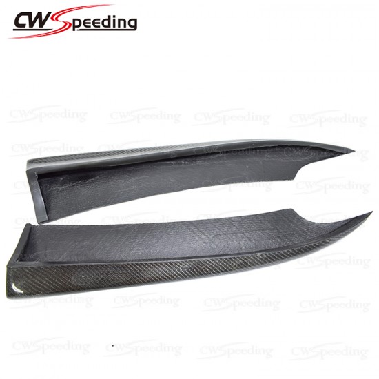 CARBON FIBER REAR BUMPER CANARD FOR 2007-2011 MERCEDES-BENZ C-CLASS W204 C63