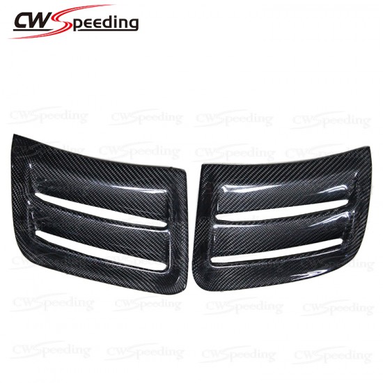 CARBON FIBER FRONT BUMPER SIDE VENTS FOR 2008-2010 MERCEDES BENZ C-CLASS W204 AMG C63