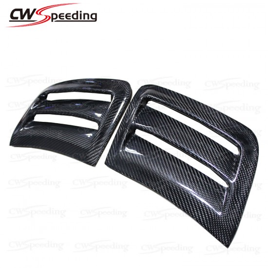 CARBON FIBER FRONT BUMPER SIDE VENTS FOR 2008-2010 MERCEDES BENZ C-CLASS W204 AMG C63