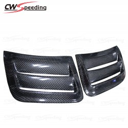 CARBON FIBER FRONT BUMPER SIDE VENTS FOR 2008-2010 MERCEDES BENZ C-CLASS W204 AMG C63