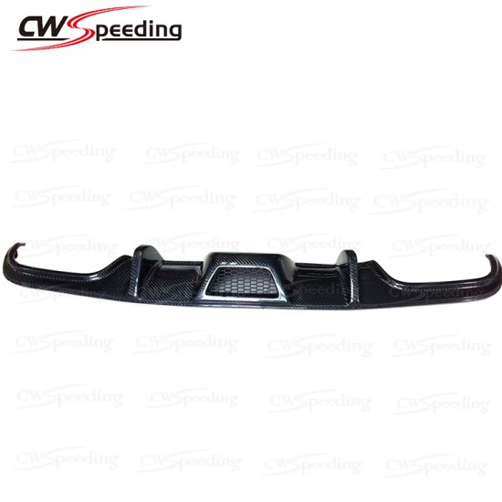  V STYLE CARBON FIBER REAR DIFFUSER FOR 2007-2011 MERCEDES-BENZ W204 C180 C200 C260 C300 AMG C63