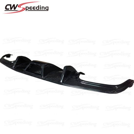  V STYLE CARBON FIBER REAR DIFFUSER FOR 2007-2011 MERCEDES-BENZ W204 C180 C200 C260 C300 AMG C63