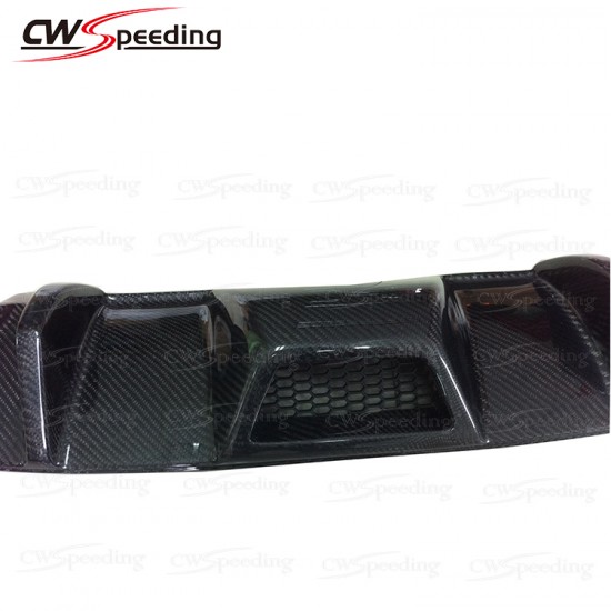  V STYLE CARBON FIBER REAR DIFFUSER FOR 2007-2011 MERCEDES-BENZ W204 C180 C200 C260 C300 AMG C63