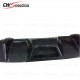  V STYLE CARBON FIBER REAR DIFFUSER FOR 2007-2011 MERCEDES-BENZ W204 C180 C200 C260 C300 AMG C63