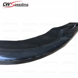  AMG STYLE CARBON FIBER FRONT LIP FOR 2012-2014 MERCEDES-BENZ C-CLASS W204 C63