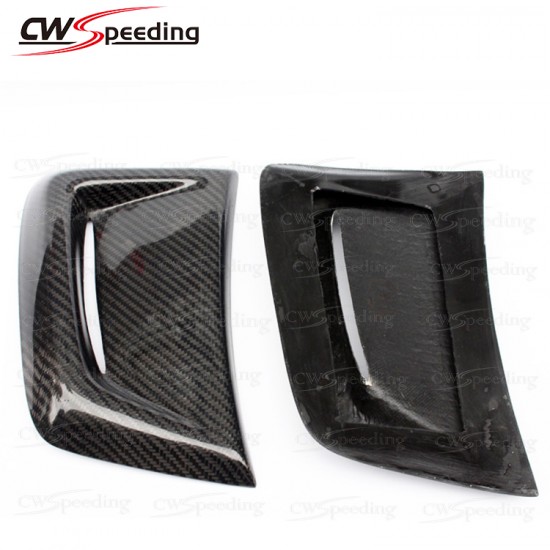 CARBON FIBER FRONT BUMPER SIDE VENTS FOR 2012-2014 MERCEDES BENZ C-CLASS W204 C180 C200 C260 C300