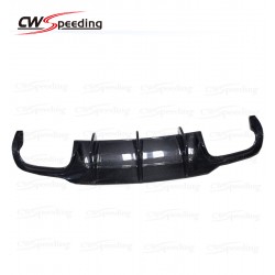 A STYLE CARBON FIBER REAR BUMPER LIP REAR DIFFUSER FOR 2012-2014 MERCEDES-BENZ W204 AMG 