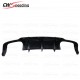 A STYLE CARBON FIBER REAR BUMPER LIP REAR DIFFUSER FOR 2012-2014 MERCEDES-BENZ W204 AMG 