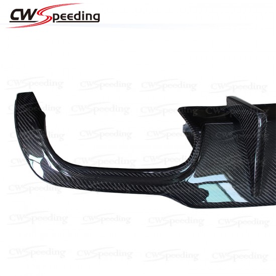 VORSTEINER STYLE CARBON FIBER REAR DIFFUSER FOR 2011-2014 MERCEDES BENZ C-CLASS W204 C180 C200 C260 C300 