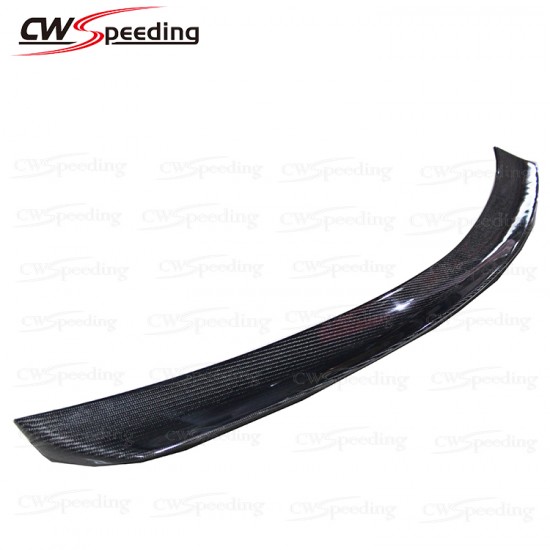 V STYLE CARBON FIBER REAR SPOILER FOR 2007-2014 MERCEDES-BENZ C CLASS W204 4D