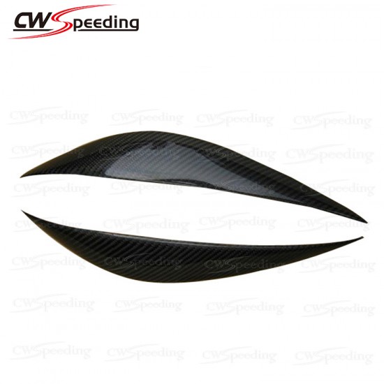 CARBON FIBER EYELIDS FOR 2007-2011 MERCEDES BENZ C-CLASS W204 C180 C200 C260 C300 AMG C63