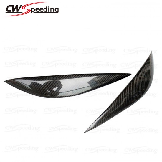 CARBON FIBER EYELIDS FOR 2007-2011 MERCEDES BENZ C-CLASS W204 C180 C200 C260 C300 AMG C63