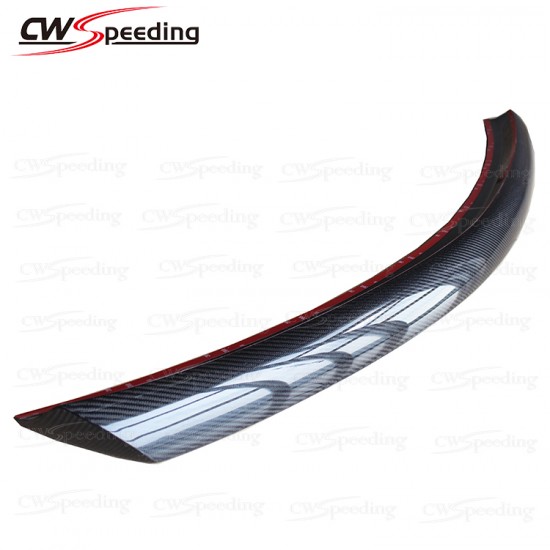 V STYLE CARBON FIBER REAR SPOILER FOR 2012-2014 MERCEDES-BENZ C-CLASS W204 2D