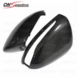 REPLACEMENT STYLE CARBON FIBER SIDE MIRROR COVER FOR 2015-2016 MERCEDES-BENZ C-CLASS W205 C180 C200 C260