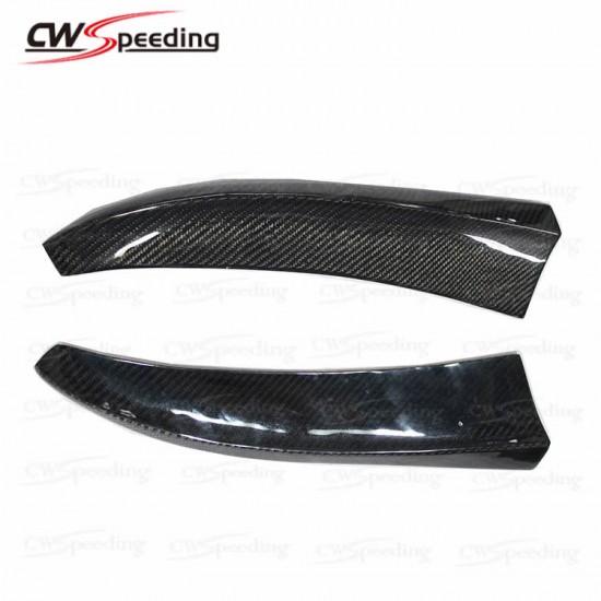 CARBON FIBER REAR BUMPER CANARDS FOR 2015-2016 MERCEDES-BENZ C-CLASS W205 C180 C200 C260