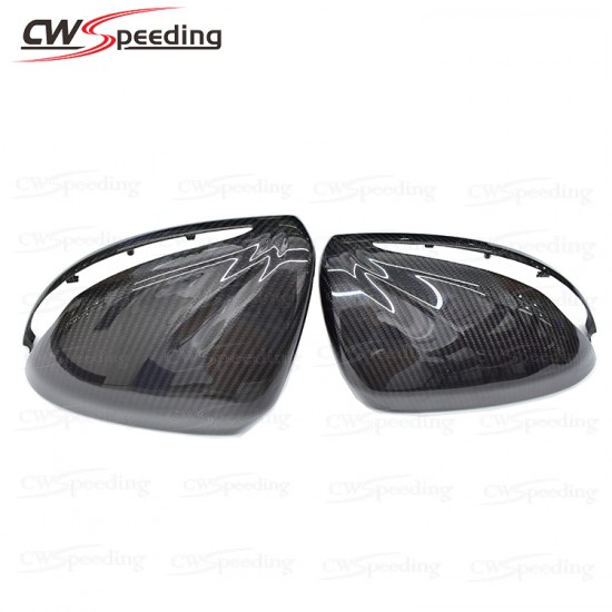 REPLACEMENT STYLE DRY CARBON FIBER SIDE MIRROR COVER FOR MERCEDES-BENZ C-CLASS W205