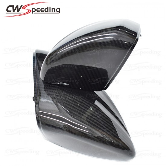 REPLACEMENT STYLE DRY CARBON FIBER SIDE MIRROR COVER FOR MERCEDES-BENZ C-CLASS W205 REPLACEMENT STYLE DRY CARBON FIBER SIDE MIRROR COVER FOR MERCEDES-BENZ C-CLASS W205