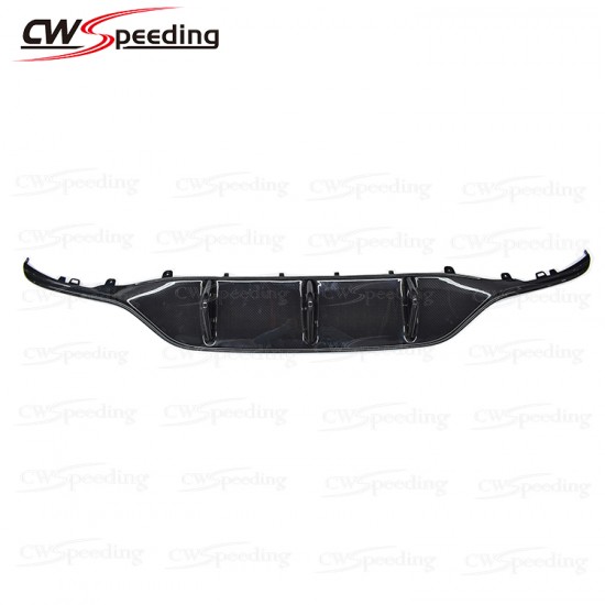 DRY CARBON FIBER REAR BUMPER REAR LIP FOR MERCEDES-BENZ C-CLASS W205 DRY CARBON FIBER REAR BUMPER REAR LIP FOR MERCEDES-BENZ C-CLASS W205