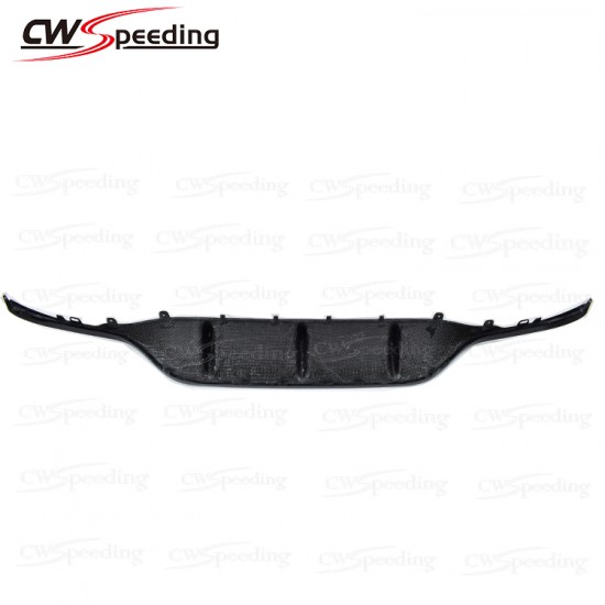 DRY CARBON FIBER REAR BUMPER REAR LIP FOR MERCEDES-BENZ C-CLASS W205 DRY CARBON FIBER REAR BUMPER REAR LIP FOR MERCEDES-BENZ C-CLASS W205