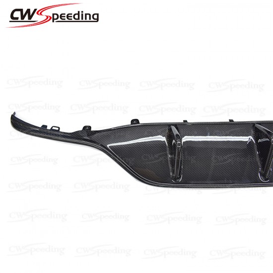 DRY CARBON FIBER REAR BUMPER REAR LIP FOR MERCEDES-BENZ C-CLASS W205