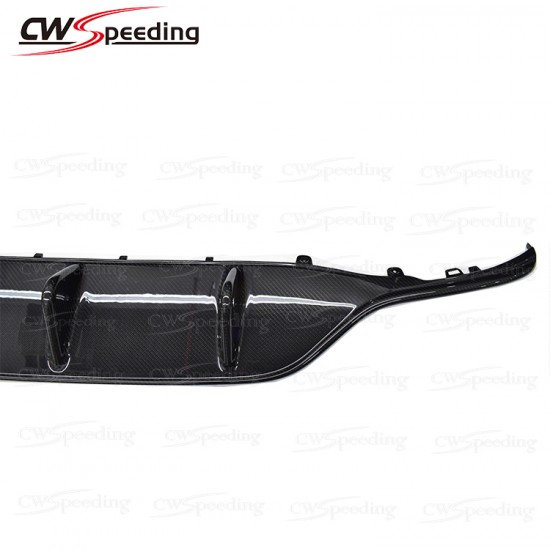DRY CARBON FIBER REAR BUMPER REAR LIP FOR MERCEDES-BENZ C-CLASS W205 DRY CARBON FIBER REAR BUMPER REAR LIP FOR MERCEDES-BENZ C-CLASS W205