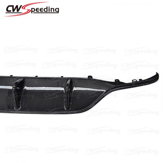 DRY CARBON FIBER REAR BUMPER REAR LIP FOR MERCEDES-BENZ C-CLASS W205