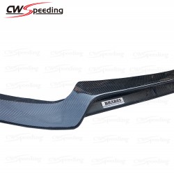 BRABUS STYLE CARBON FIBER FRONT LIP FOR 2015-2016 MERCEDES-BENZ C-CLASS W205 C180 C200 C260 SPORT